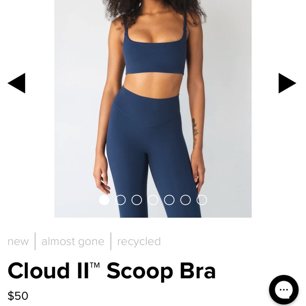 Vitality Cloud II Scoop Bra size large